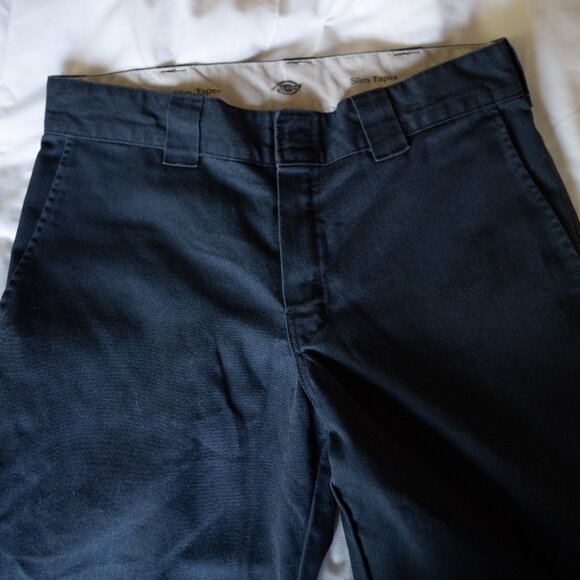 Dickies Navy Slim Taper Pants - Picture 2 of 3